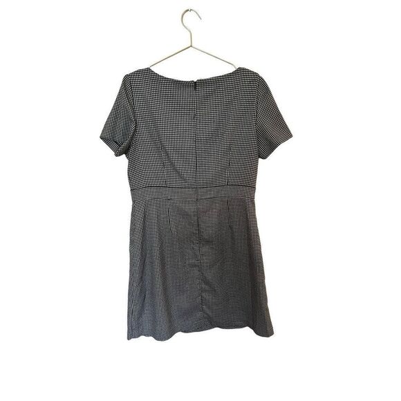 Eliza J houndstooth ruffle dress size 14 - Picture 4 of 7